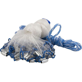 Nylon cast net with 8mm mesh. A quick, easy and convenient way to catch live bait for fishing