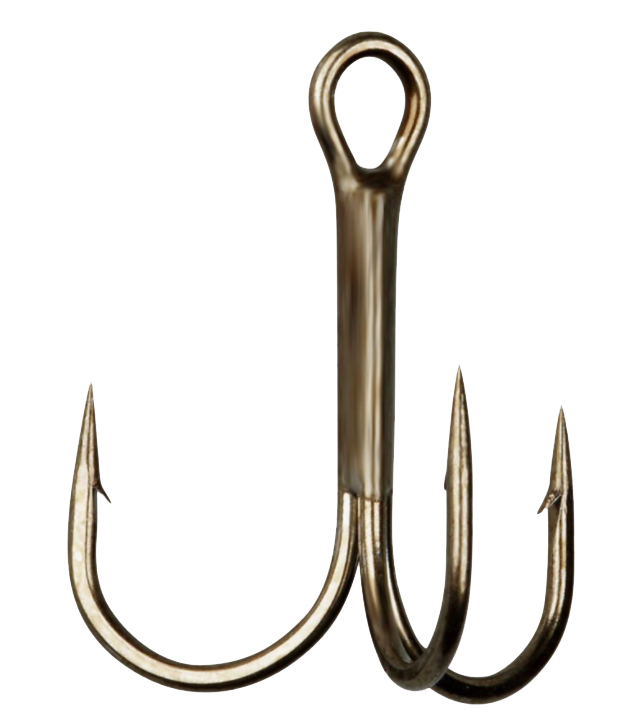 Gamakatsu treble hook that is thin in the body, which means that sharpness and hooking ability beats most on the market.