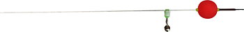 Flag/indicator with 5cm red ball and bell