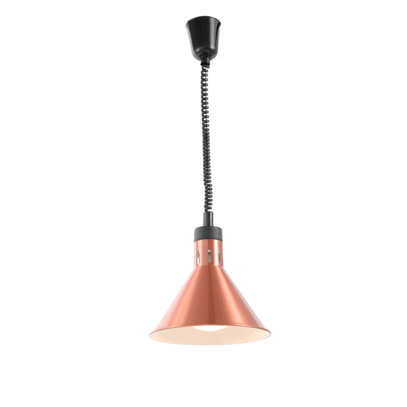 Värmelampa med utdragbar kabel, koppar