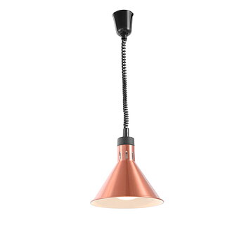 Värmelampa med utdragbar kabel, koppar