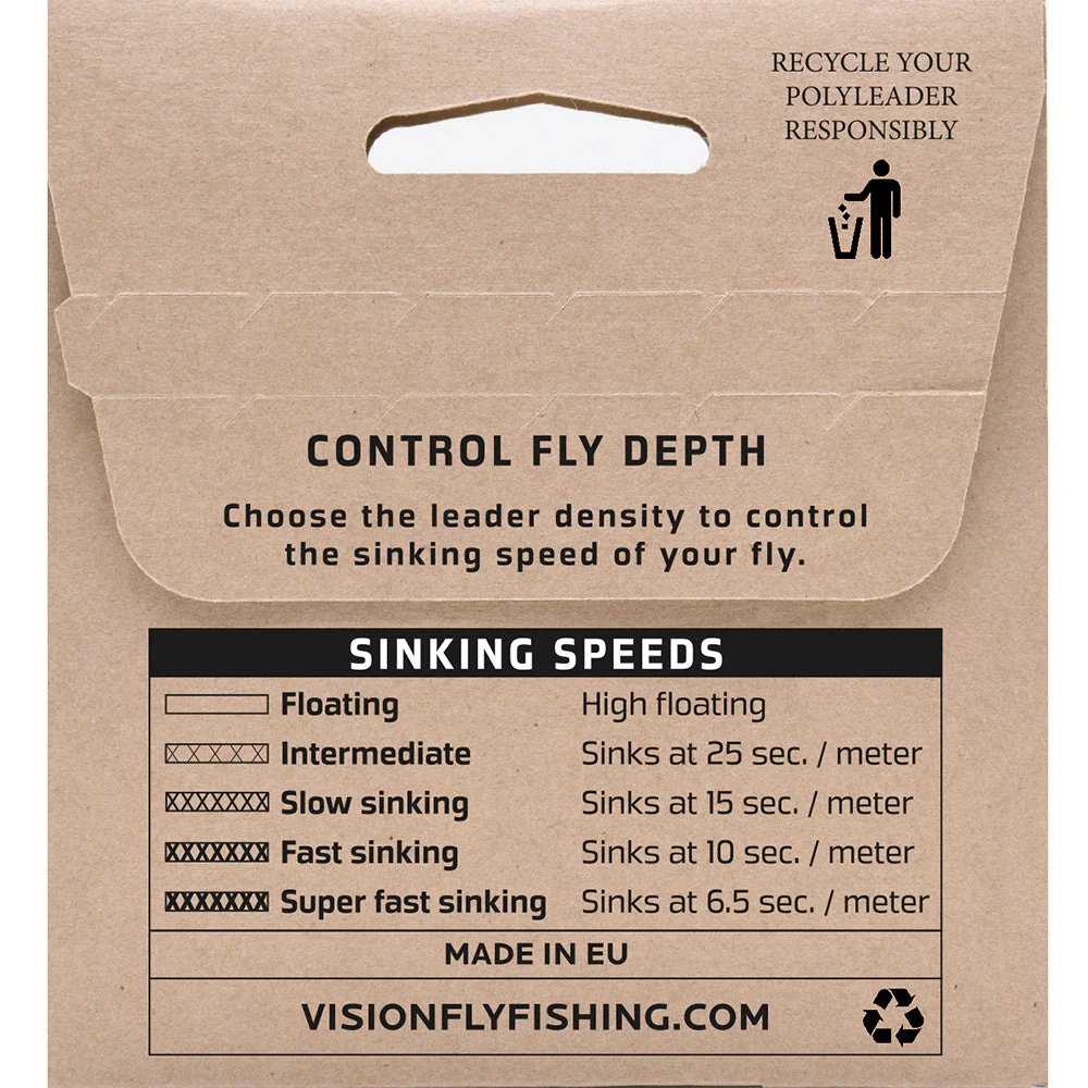 VISION TROUT Polyleader Flugfisketafs - 2