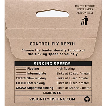 VISION TROUT Polyleader Flugfisketafs