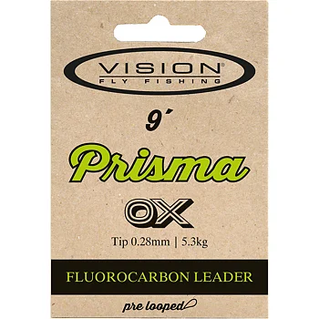 VISION PRISMA fl.carbon Flugfisketafs/Leader 9ft