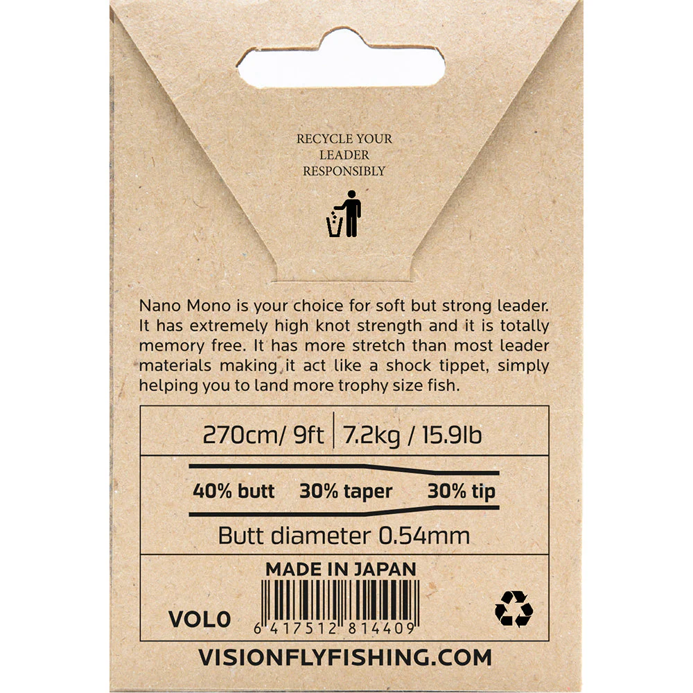 VISION NANO MONO Table/Leader 9ft - 2