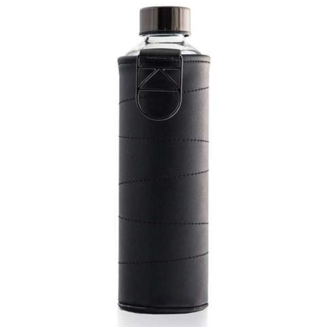 EQUA vattenflaska glas 750ml Mismatch Graphite