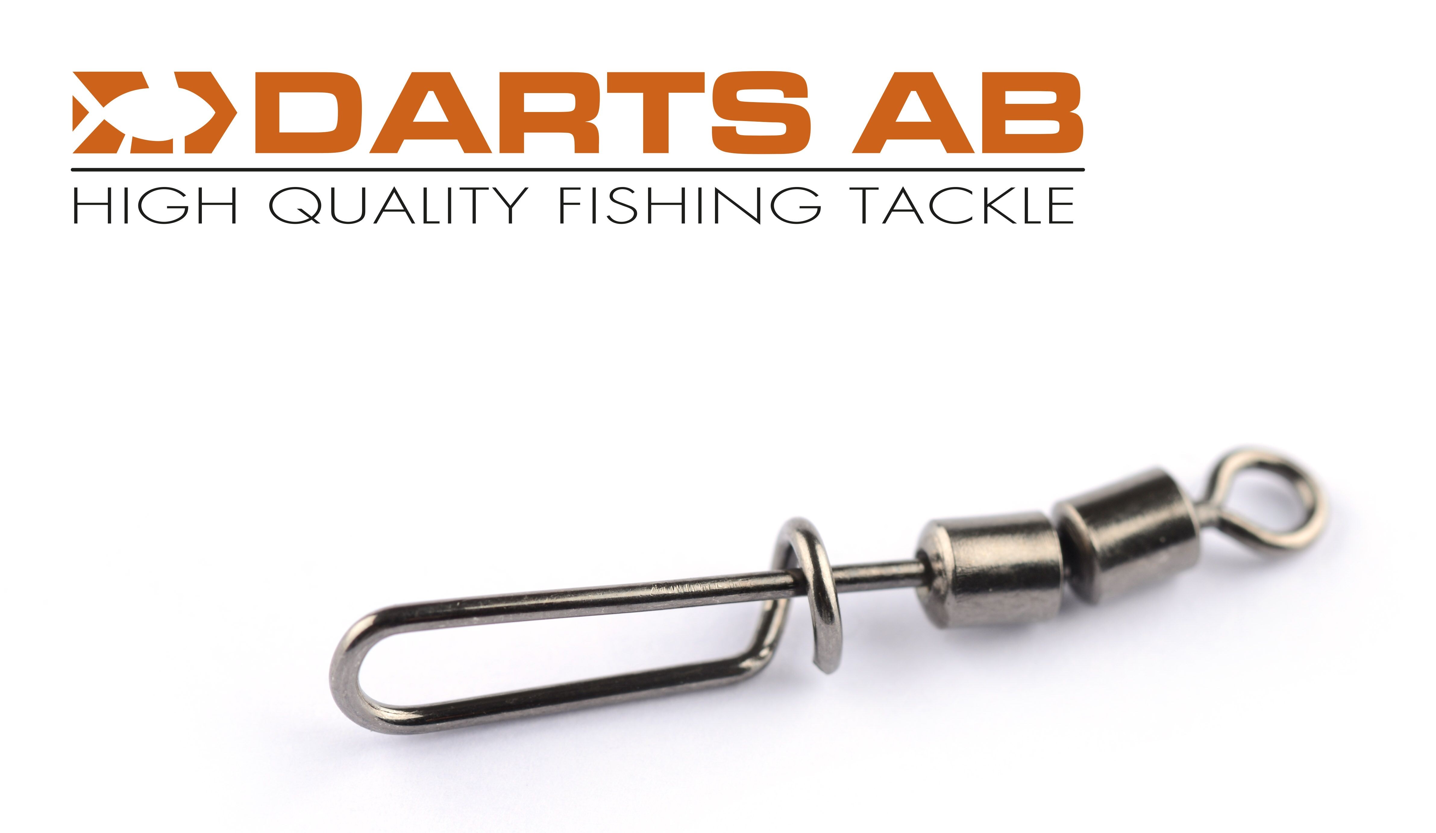 Strong and flexible bait lock with swivle from darts