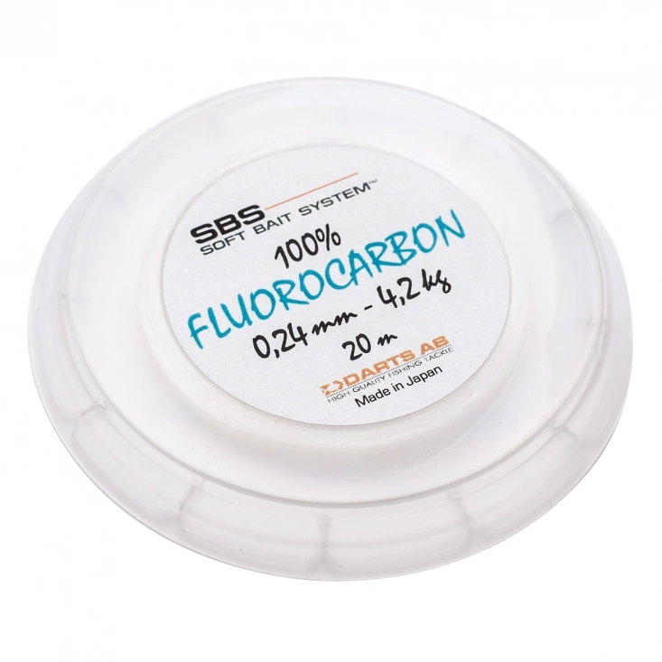 Fluorocarbon på 20meters spole från darts