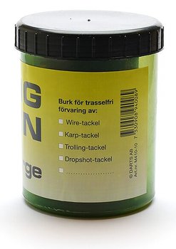 Rig bin från darts för smidig förvaring av kroktafsar och annat tackel