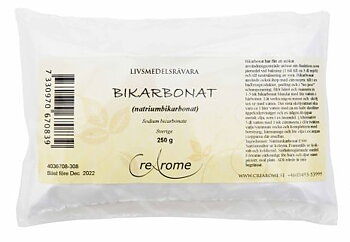Bikarbonat med livsmedelskvalitet från Crearome 250g