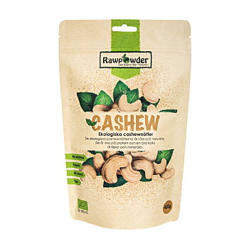 Ekologiska hela och råa cashewnötter från Rawpowder om 400 gram