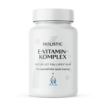 E-vitaminkomplex 400 IE från Holistic 30 kapslar