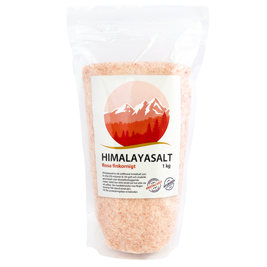 Himalayasalt Finkornigt strösalt Rosa 1 kg