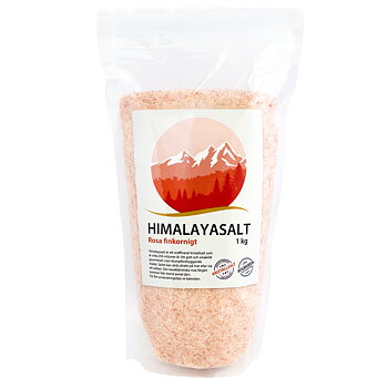 Himalayasalt Finkornigt strösalt Rosa 1 kg