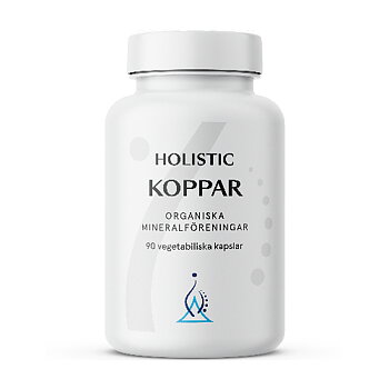 Koppar 2mg organisk mineralförening från Holistic 100 kapslar