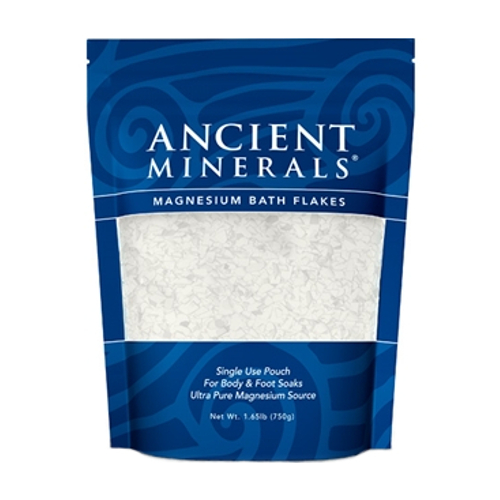 Magnesium Flakes Badsalt från Ancient Minerals i förpackning om 750 gram