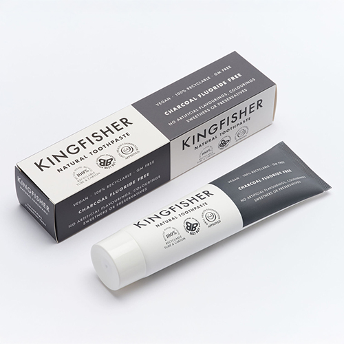 Tandkräm Kingfisher utan fluor med Aktivt kol 100ml - 2