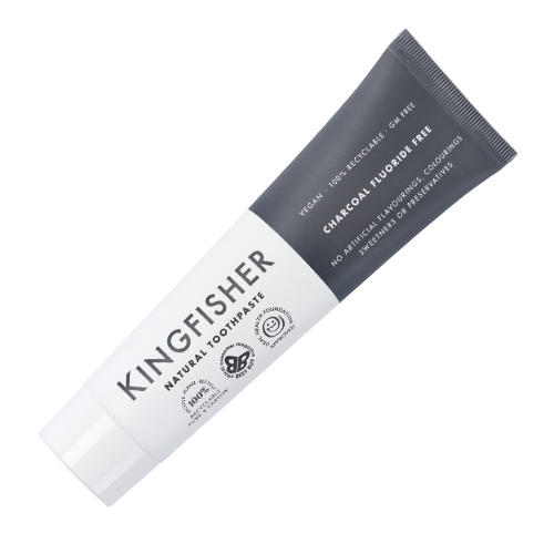 Tandkräm Kingfisher utan fluor med Aktivt kol 100ml