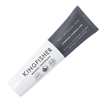 Tandkräm Kingfisher utan fluor med Aktivt kol 100ml