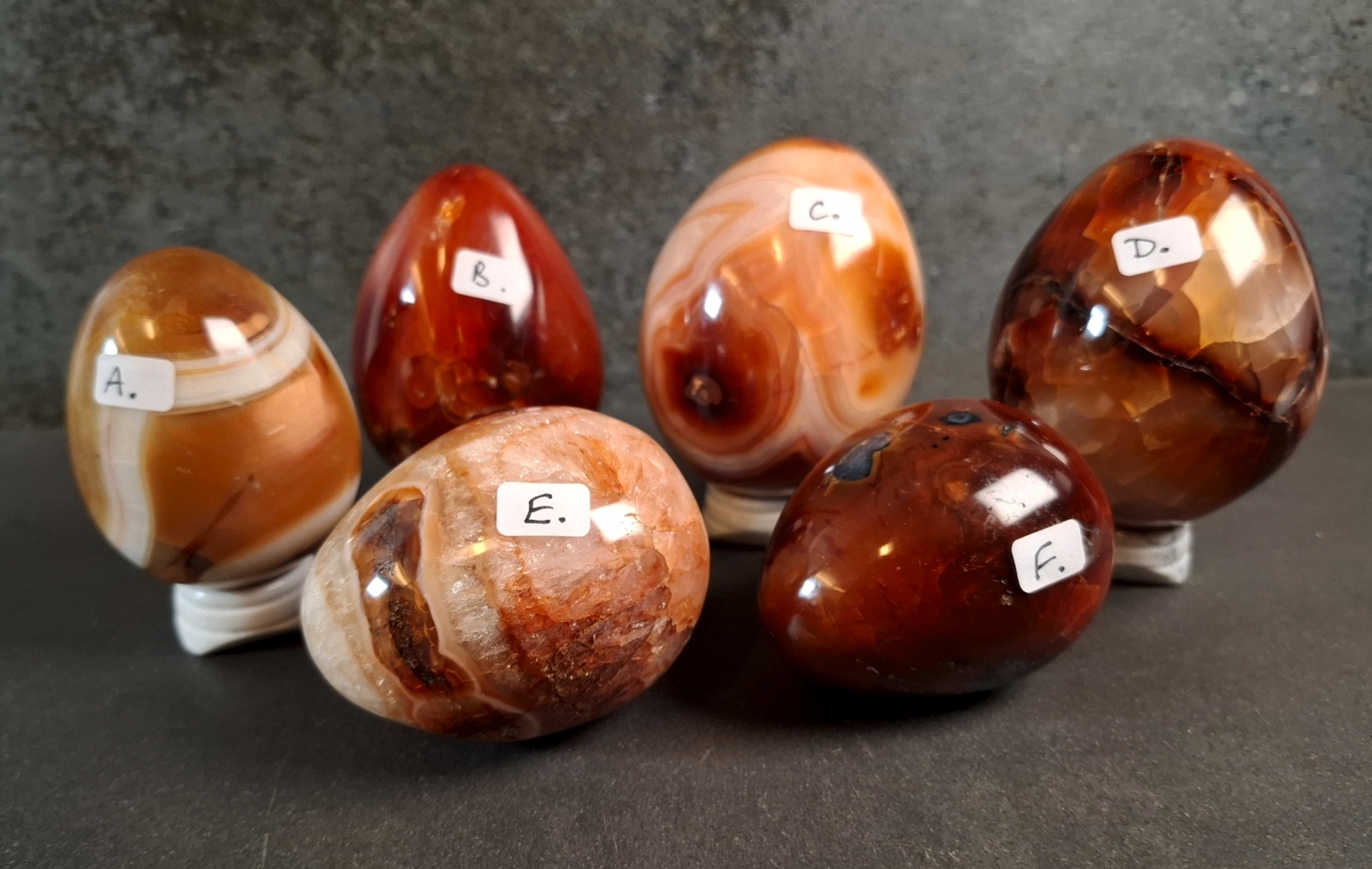 Karneol Ägg  - 2