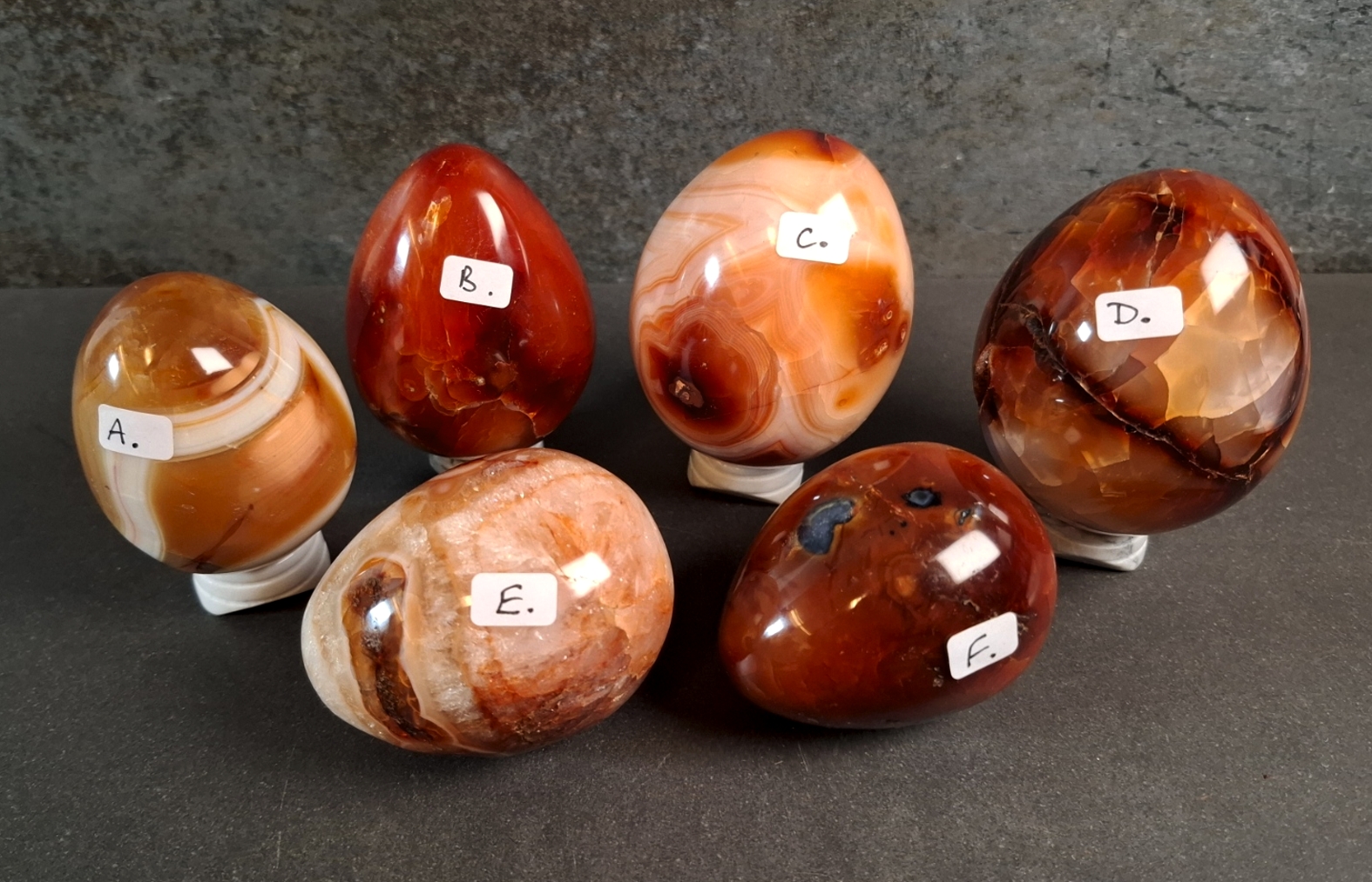 Karneol Ägg 