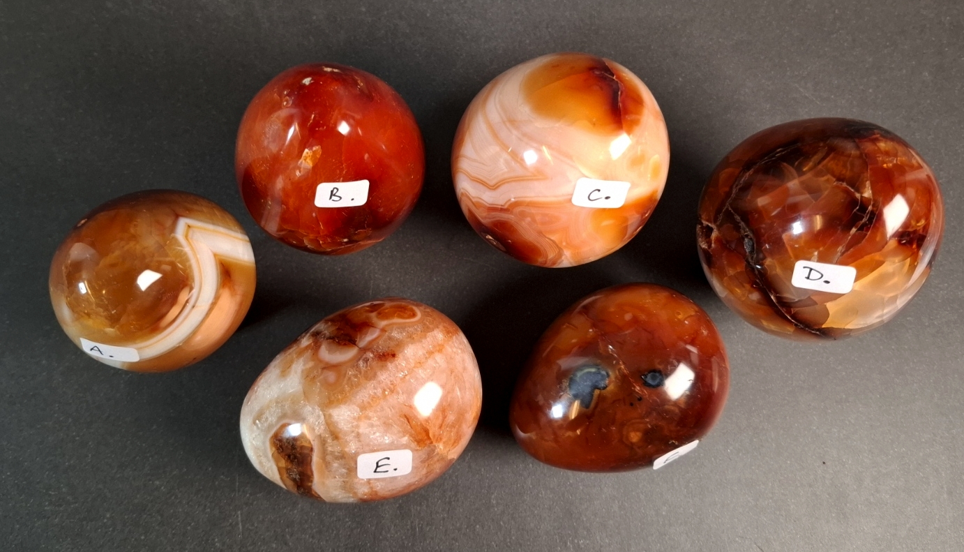 Karneol Ägg  - 3
