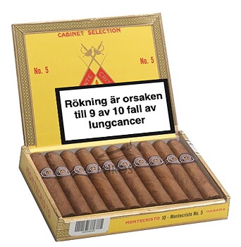 Montecristo No. 5 Cigarrlåda 10-pack