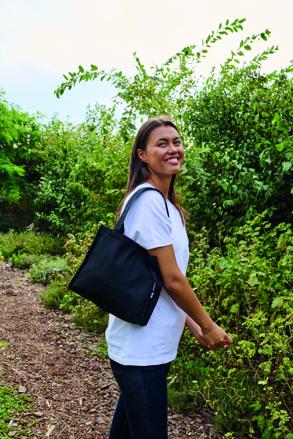Tygkasse Panama - Small - Neutral - Fairtrade & EKO GOTS - Svart