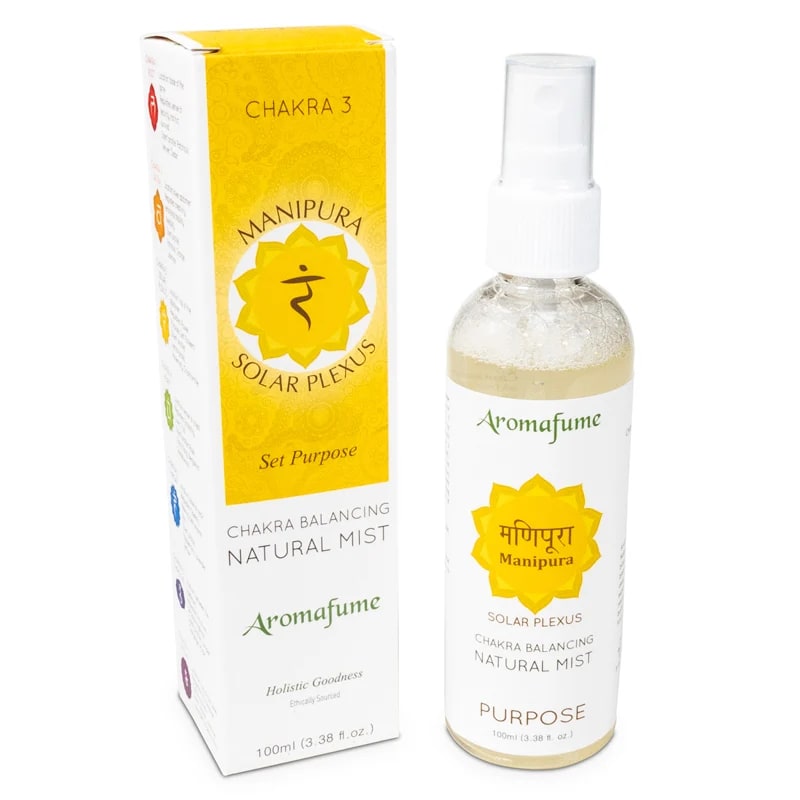 Aromafume Chakra Spray - Solarplexus - Viljestyrka- Manipura
