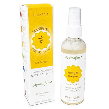 Aromafume Chakra Spray - Solarplexus - Viljestyrka- Manipura