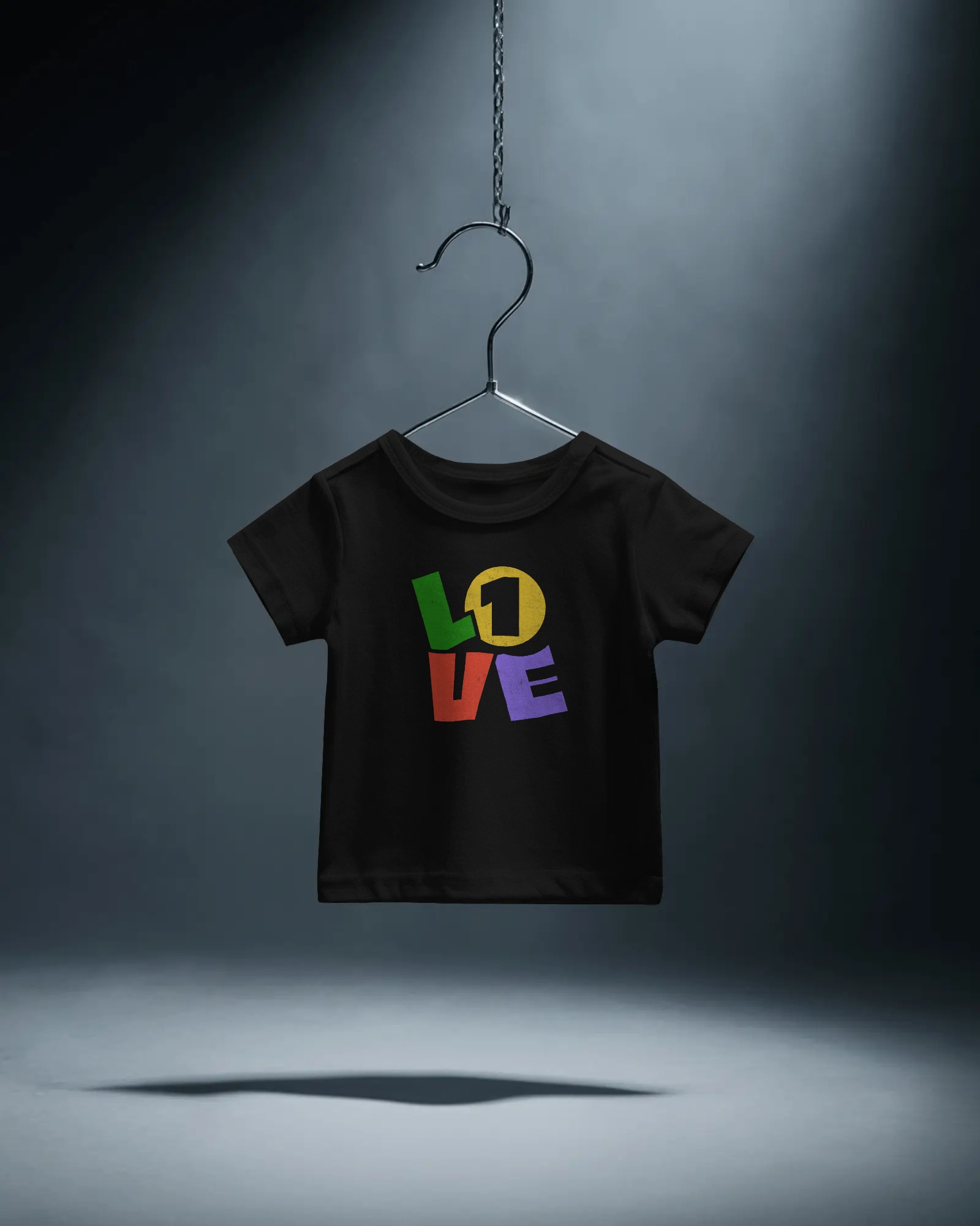 1 Love Baby T-shirt Black