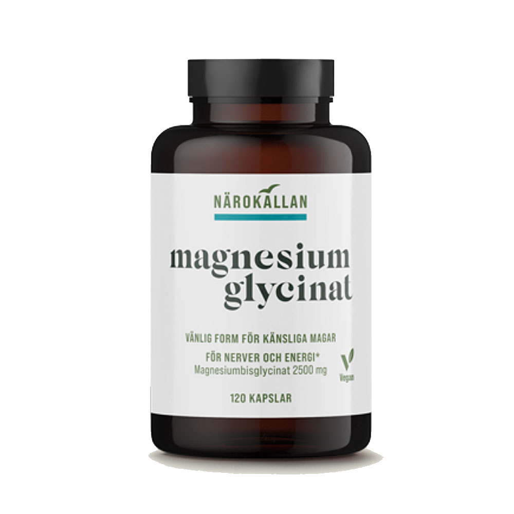 Magnesiumglycinat 120 kap Närokällan