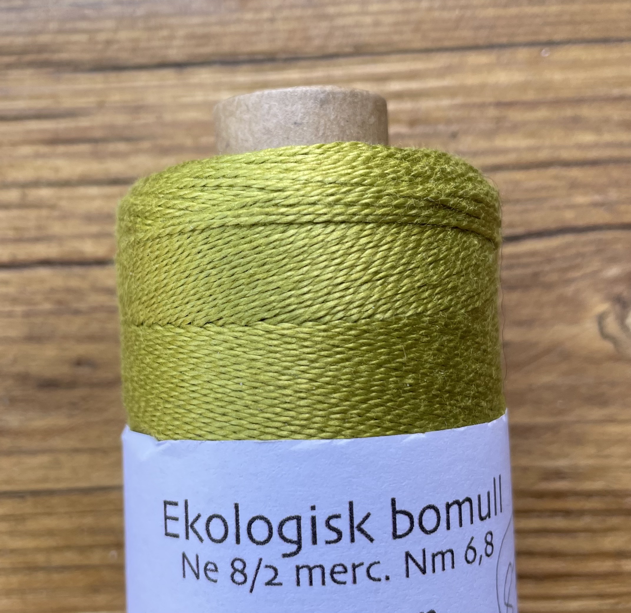 Organic cotton yarn Ne 8/2 merc 50g - 10