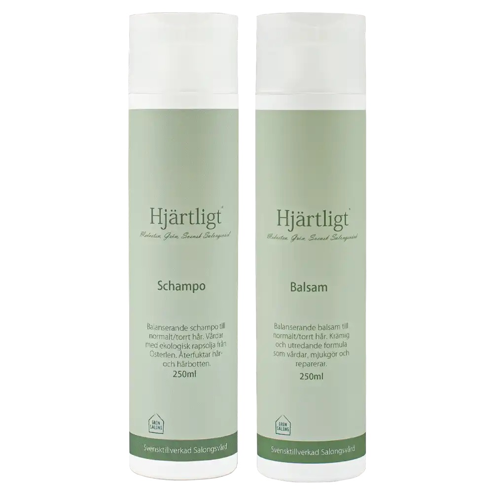 Hjärtligt Paket Schampo & Balsam Original 250 ml - 2