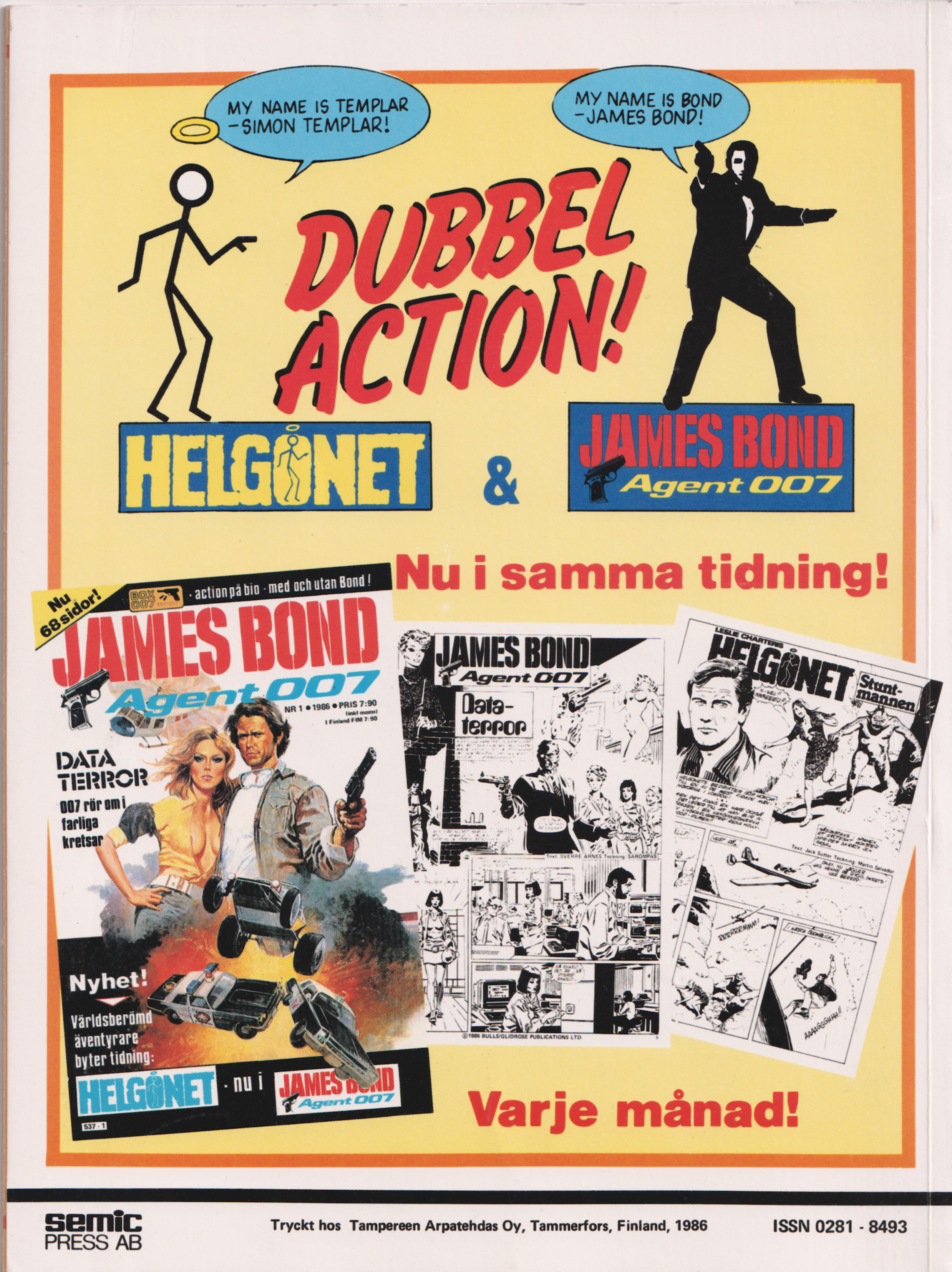 James Bond, Specialtecknat 007-äventyr Sista paret ut, begagnad - 2