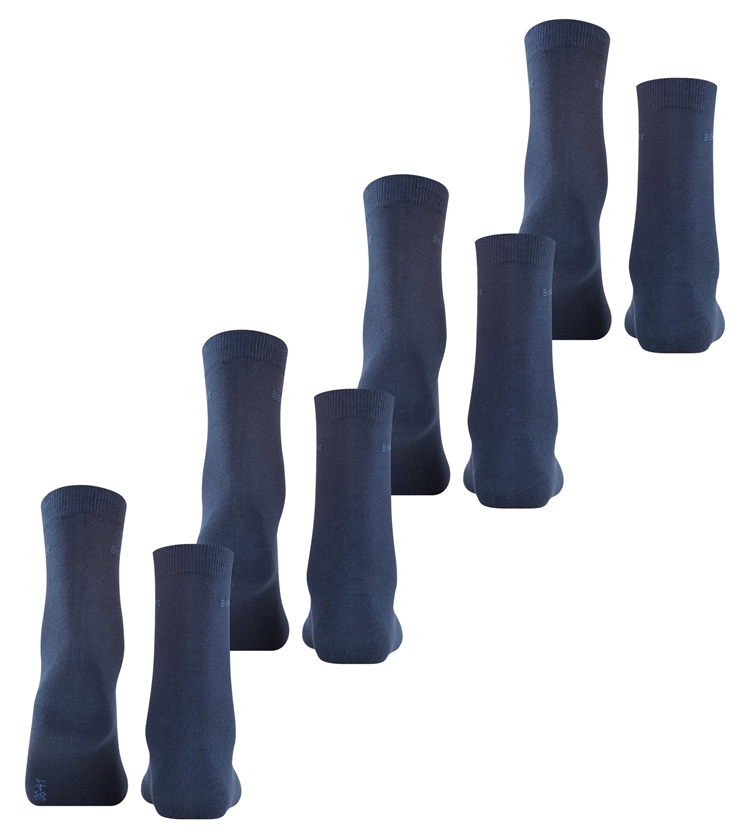 4-Pack Esprit Solid Socks Dam - 3