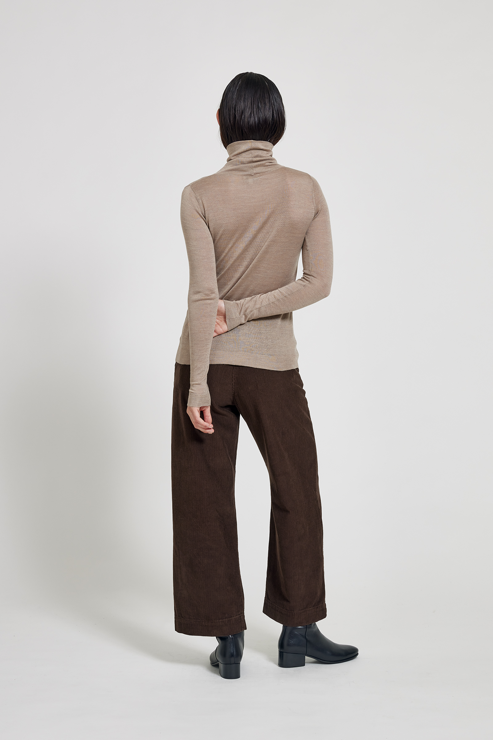 Silk turtleneck womens sales