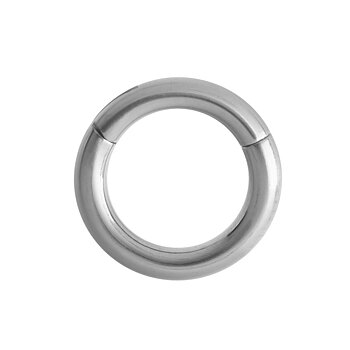 Öppningsbar clicker piercingring i allergivänligt titan i storlek 1,6 gånger 7