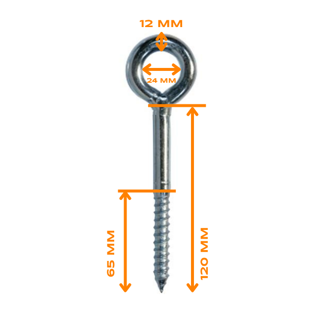 Öglebult Ø 12 mm - 5
