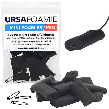URSA Straps - Mini Foamies 12x BLK