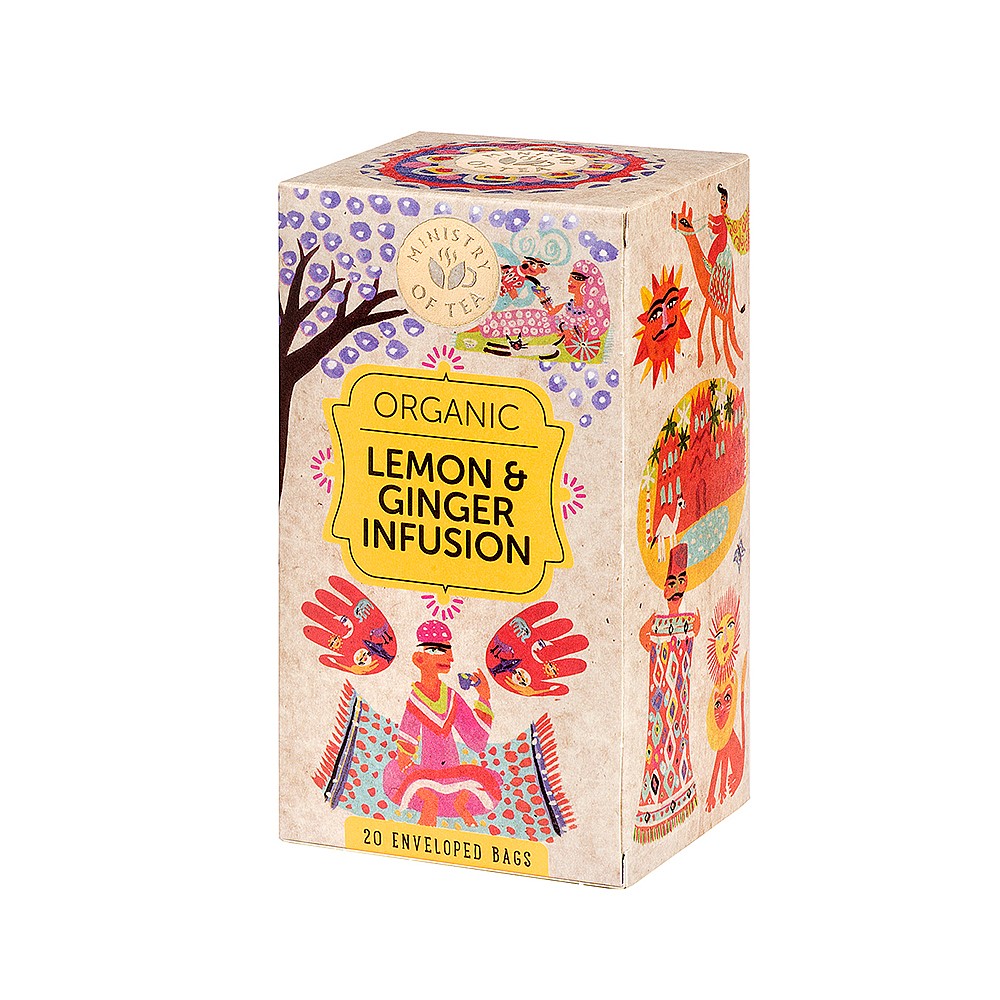 Örtte Citron Ingefära 20st Ministry Eko