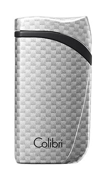 Colibri Falcon Carbon Jet Lighter Silver