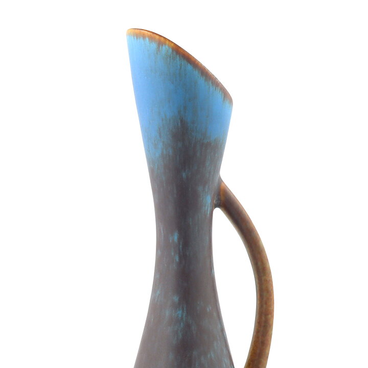 Gunnar Nylund (AUD 1950s) Brown/Turquoise Vase (30 cm)