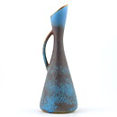 Gunnar Nylund (AUD 1950s) Brown/Turquoise Vase (30 cm)