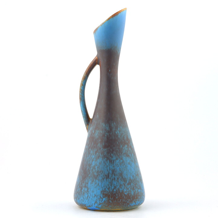 グナー・ニールンド AUDシリーズ 茶色とターコイズの花瓶 Vase (30cm)  1950年代
