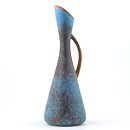 Gunnar Nylund (AUD 1950s) Brown/Turquoise Vase (30 cm)
