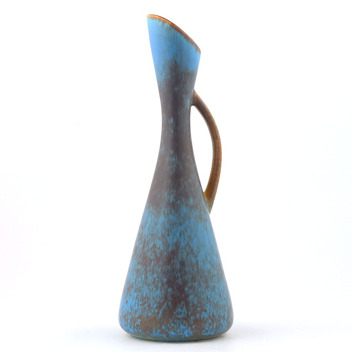 Gunnar Nylund (AUD 1950s) Brown/Turquoise Vase (30 cm)