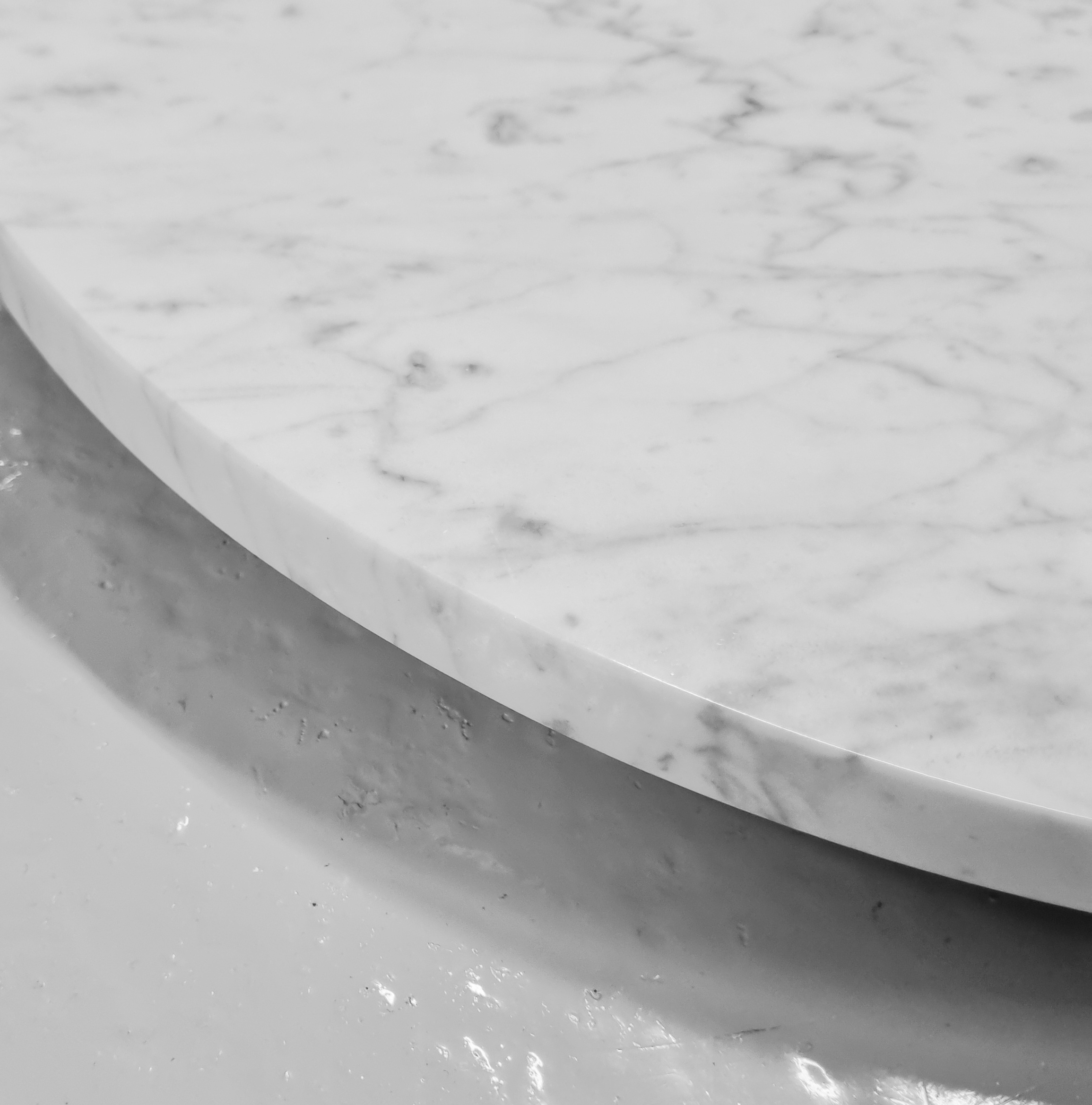 Bordsskiva Marmor Carrara rund - 5