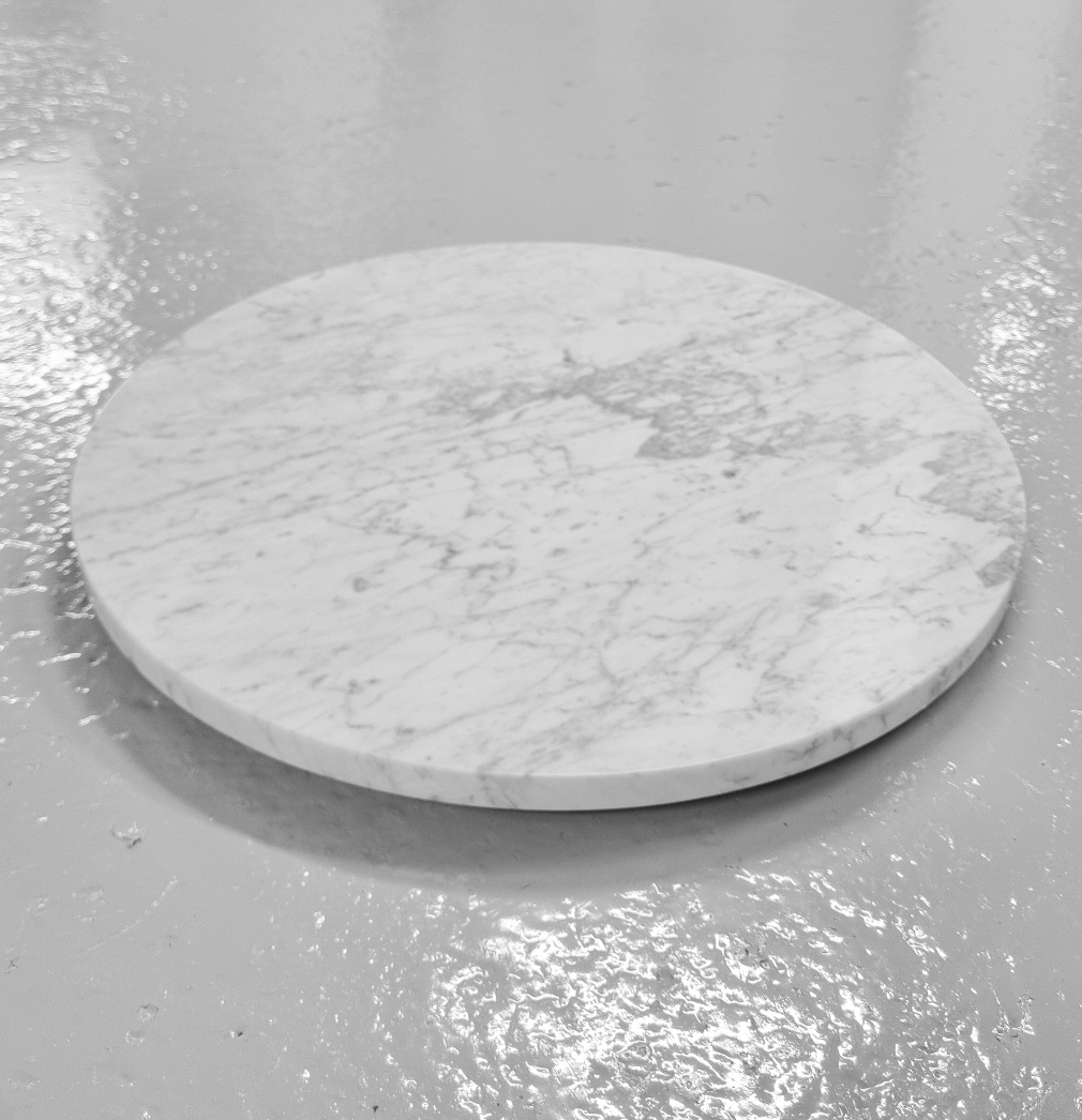 Bordsskiva Marmor Carrara rund - 3