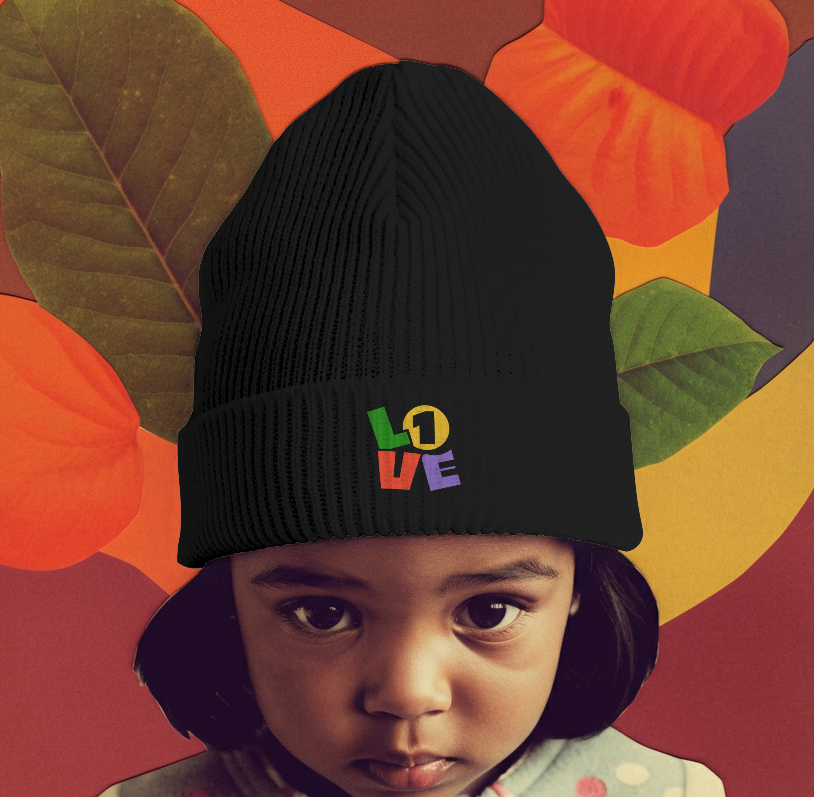 1Love Beanie Black
